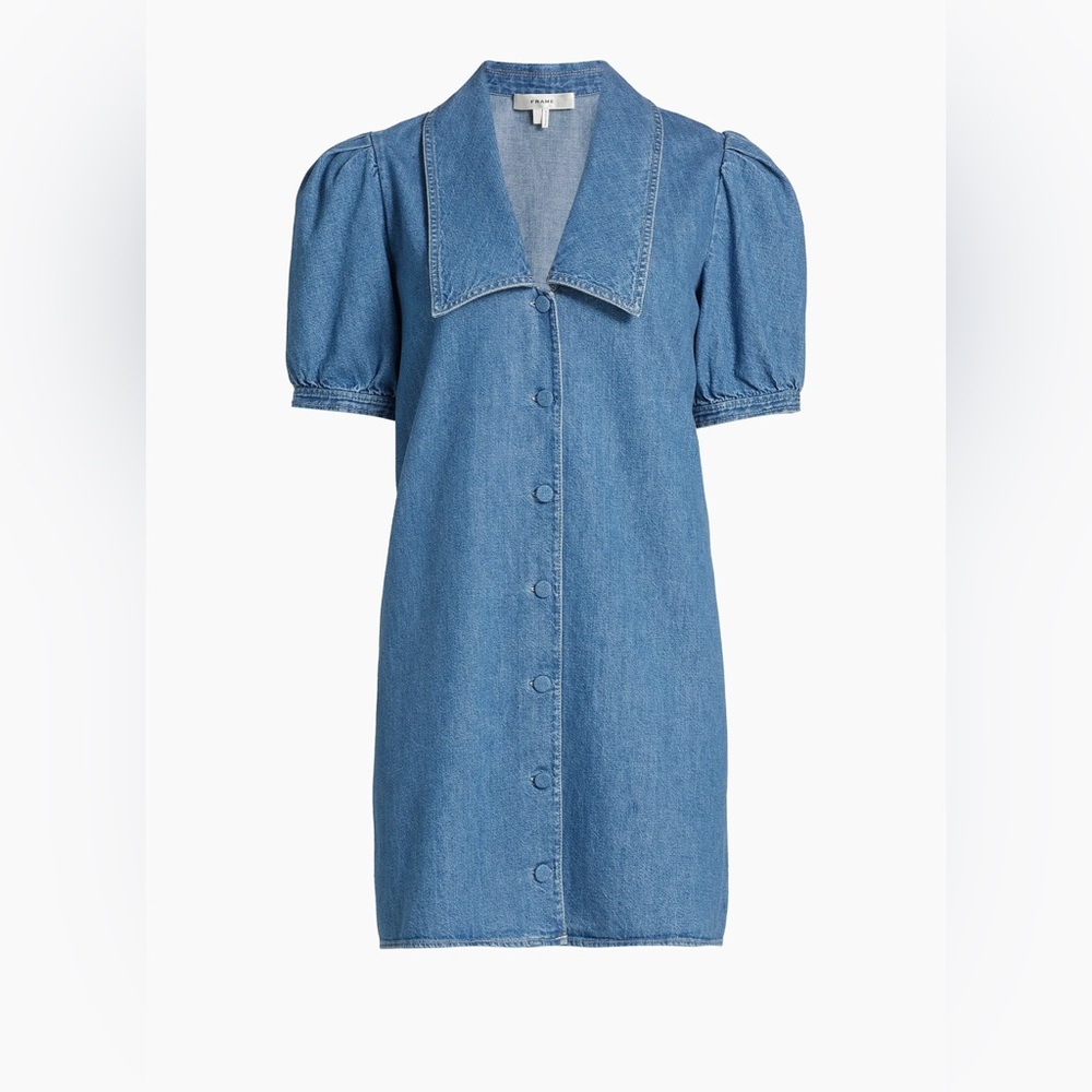 Sailor Denim Minidress